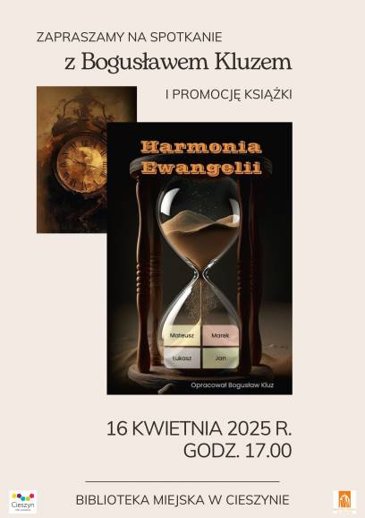 Prezentacja książki pt. Harmonia Ewangelii przez Bogusława Kluza
